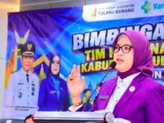 Demi Kesehatan Anak,Herlinawati Qudrotul Berikan Bintek IBI Tulang Bawang