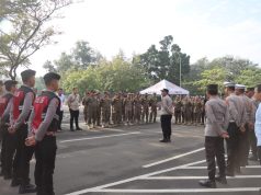 Polresta Tangerang Gelar Apel Pengamanan Sertijab Bupati dan Wakil Bupati Tangerang