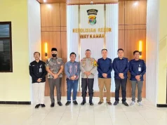 KPU Way Kanan Audiensi dengan Kapolres, Perkuat Sinergi Jaga Stabilitas Demokrasi