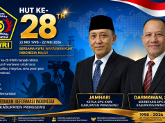HUT ke-28 KWRI, DPC KWRI Kabupaten Pringsewu Tegaskan Komitmen Jurnalisme Profesional dan Bermartabat