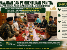 Tokoh Adat Lampung Tiyuh Margakaya Sepakati Persiapan “Angkon Muakhi”, Libatkan Bupati dan Gubernur Lampung